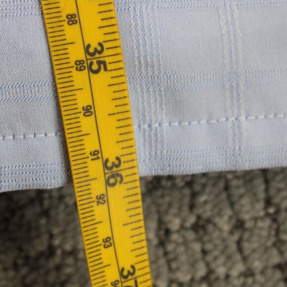 JF J.Ferrar Shirt Mens 2XL Blue Plaid Button Down Casual Short Sleeve Collared - Picture 10 of 10